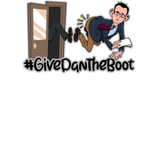 give dan the boot colours and black Thumbnail